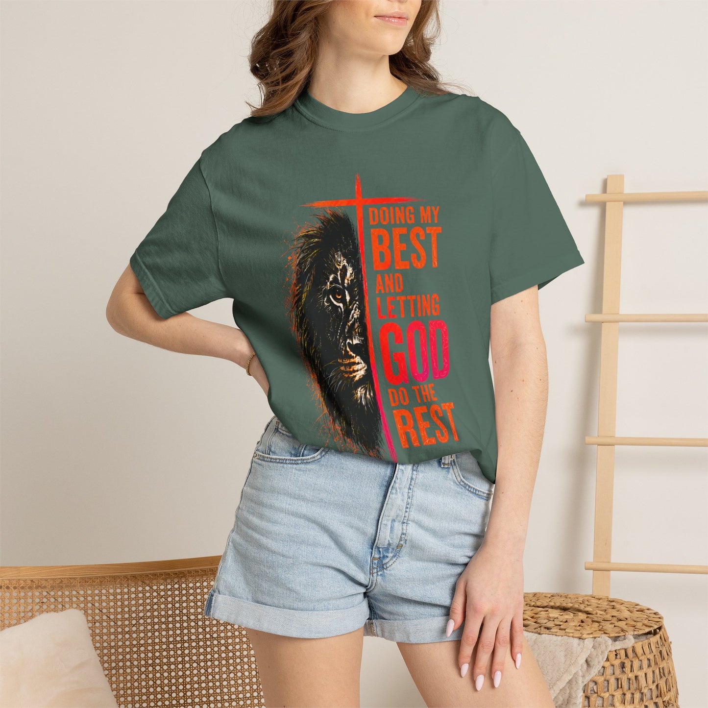Doing my best & letting God do the rest T-shirt