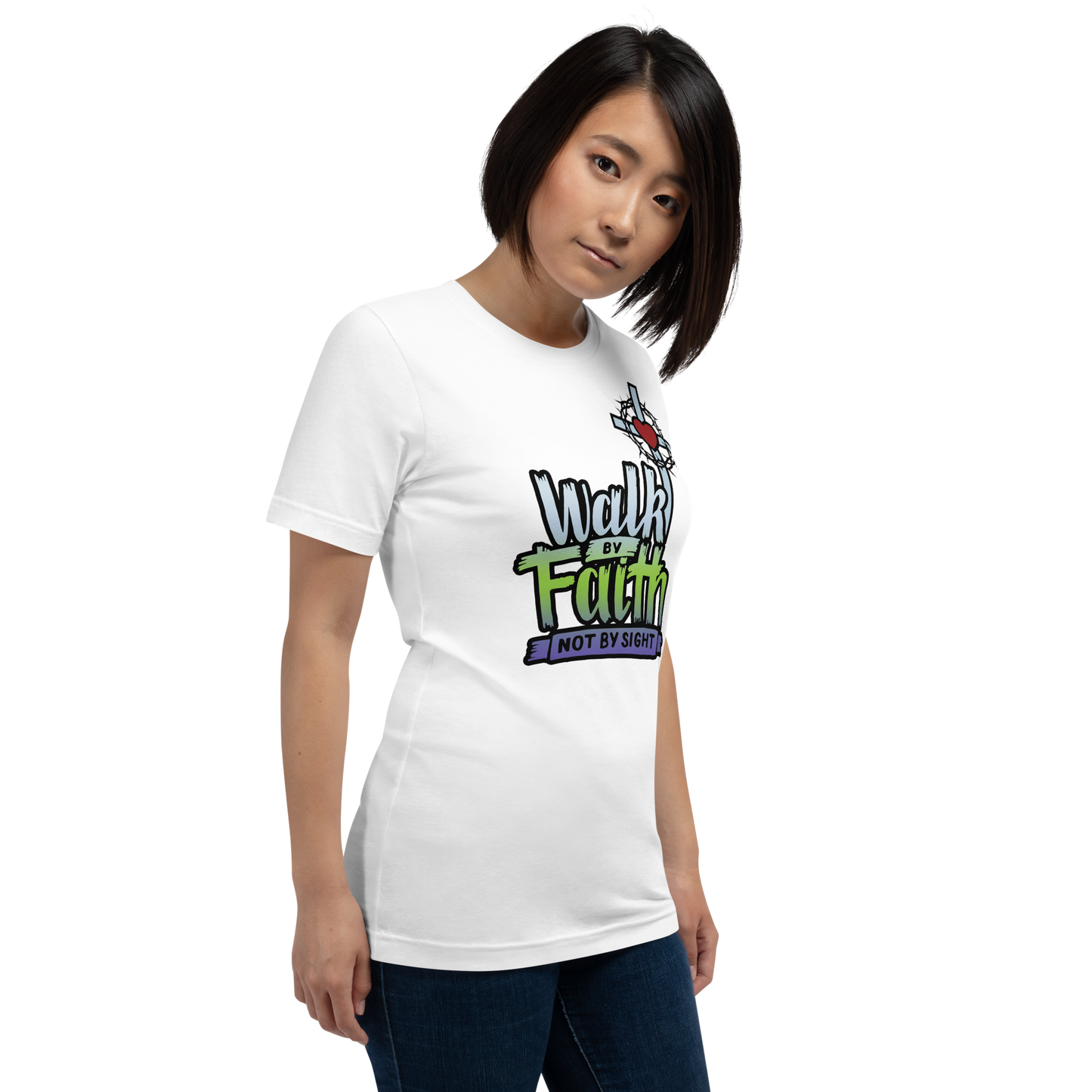 Walk By Faith Unisex t-shirt